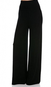 2LUV Plus Women's High-Waisted Plus Palazzo Pants