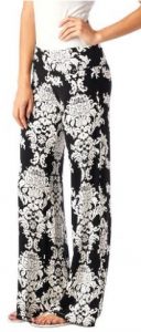 Popana Damask Palazzo Pants