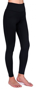 Daisity Women's Yoga Pants - Gym Activewear Slim Spandex Tights - Hidden Pocket