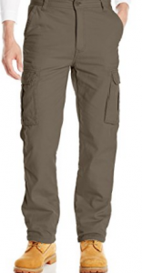 Smith's Workwear Men's Polar Fleece Lined Canvas Cargo Pant