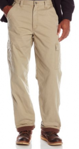 Wrangler Authentics Men's Fleece-Lined Cargo Pant