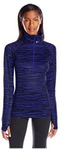 Under Armour Women's ColdGear Cozy Printed 1/2 Zip 